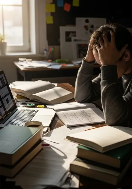 Мужчина с СДВГ